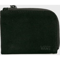 Vans - Portfel skórzany. Czarne portfele męskie marki Vans, ze skóry. W wyprzedaży za 119,90 zł.