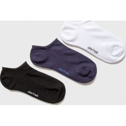 John Frank - Skarpetki (3 pack). Czarne skarpetki damskie John Frank, bez wzorów, z elastanu. Za 29,90 zł.