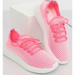 Buty sportowe różowe NB283 FLUORESCENCE PEACH RED. Różowe buty sportowe damskie obuwie damskie, z tkaniny. Za 66,56 zł.