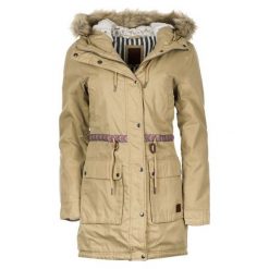 Rip Curl Płaszcz Damski Montauk Parka L Beżowy. Brązowe kurtki damskie marki Rip Curl, l, bez wzorów, z kapturem. W wyprzedaży za 578,00 zł.
