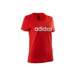 Koszulka Gym & Pilates Adidas 500 damska. Czerwone koszulki damskie Adidas, xs, bez wzorów, z bawełny, bez kołnierzyka. Za 84,99 zł.