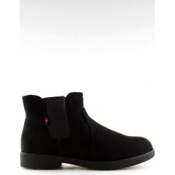 Sztyblety damskie czarne Y206 Black. Czarne botki damskie ButyModne, bez obcasa, na płaskiej podeszwie, bez zapięcia. W wyprzedaży za 79,00 zł.