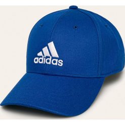 Adidas Performance - Czapka. Niebieskie czapki męskie adidas Performance, bez wzorów, z bawełny. Za 69,90 zł.