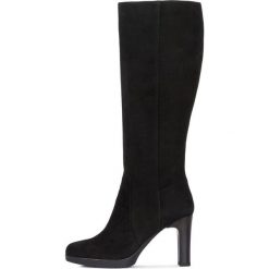 Geox Kozaki damskie Annya D94AEE 00021 36 czarne. Czarne kozaki damskie Geox, na co dzień, ze skóry, eleganckie, na wysokim obcasie, bez zapięcia. Za 799,00 zł.