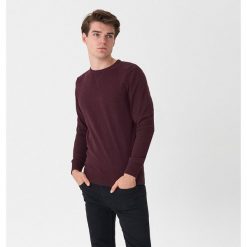 Sweter basic - Bordowy. Czerwone swetry męskie House, s, bez wzorów, bez kołnierzyka, bez kaptura. Za 89,99 zł.