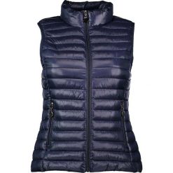 Kamizelka w kolorze granatowym. Niebieskie kamizelki damskie Winter Selection, bez wzorów, bez kaptura. W wyprzedaży za 197,95 zł.
