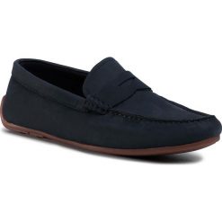 Mokasyny CLARKS - Reazor Penny 261503227 Navy Nubuck. Niebieskie mokasyny męskie Clarks, na co dzień, bez wzorów, ze skóry, eleganckie, bez zapięcia. W wyprzedaży za 339,00 zł.