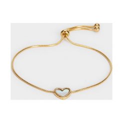 Parfois - Bransoletka. Żółte bransoletki damskie Parfois, z materiału, ze stali. Za 59,90 zł.