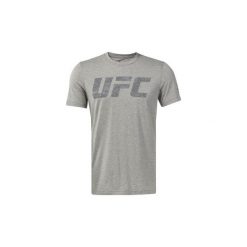 T-shirty z krótkim rękawem Reebok Sport Koszulka UFC Logo. Szare koszulki męskie Reebok Sport, s, bez wzorów, sportowe, bez kołnierzyka, krótkie. Za 99,95 zł.