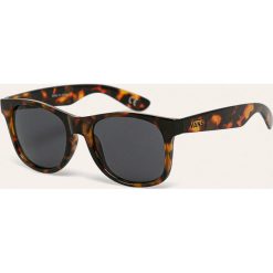 Vans - Okulary. Pomarańczowe okulary przeciwsłoneczne męskie Vans, z materiału, owalne. Za 59,90 zł.