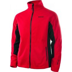 Bluzy męskie: Hi-tec Bluza męska SILVI HIGH RISK czerwono-czarna r. M