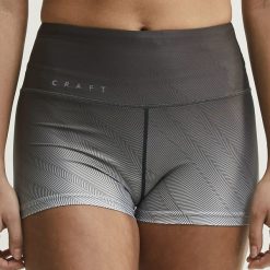 Damskie szorty Craft Charge Hot. Szare spodnie damskie Craft, l, bez wzorów, ze skóry, sportowe, z podwyższonym stanem. Za 136,99 zł.