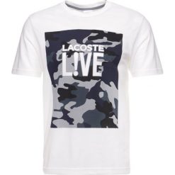 Lacoste LIVE Tshirt basic blanc/moulin. Białe koszulki polo męskie marki Lacoste LIVE, m, z bawełny. Za 239,00 zł.