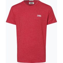 Tommy Jeans - T-shirt męski, czerwony. Czerwone t-shirty męskie marki Tommy Jeans, m, z jeansu. Za 129,95 zł.