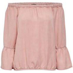 Only Sandy Off Shoulder Top Pnt Mist I Rose (Rozmiar 40). Czerwone topy damskie marki ONLY, l, bez wzorów, bez kołnierzyka. W wyprzedaży za 60,00 zł.