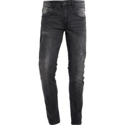 Spodnie męskie: Redefined Rebel STOCKHOLM DESTROY Jeans Skinny Fit black destruct