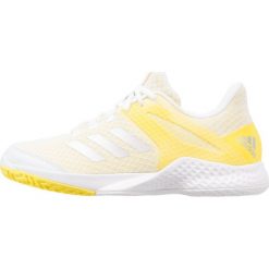 Buty sportowe damskie: adidas Performance ADIZERO CLUB Obuwie multicourt footwear white/silver metallic/yellow