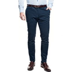 Spodnie balse 220 granatowy 0001 slim fit. Niebieskie spodnie męskie Recman, m, bez wzorów. Za 199,00 zł.