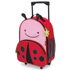 Skip Hop Zoo Walizka Podróżna Biedronka. Czerwone walizki Skip Hop, bez wzorów. Za 166,00 zł.