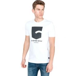 G-Star RAW Graphic 47 Koszulka Biały. Białe podkoszulki męskie G-Star RAW, l, z nadrukiem, z bawełny, z krótkim rękawem. Za 197,95 zł.
