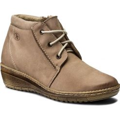 Buty zimowe damskie: Botki HELIOS – 518-2 Beż