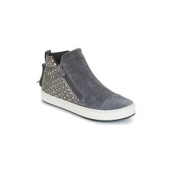 Buty Dziecko Geox J KALISPERA GIRL. Szare trampki dziewczęce Geox, bez wzorów, bez zapięcia. Za 209,30 zł.