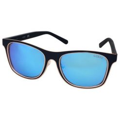 Guess Okulary Przeciwsłoneczne Gu 6851 91x. Niebieskie okulary przeciwsłoneczne damskie marki Guess. W wyprzedaży za 225,00 zł.