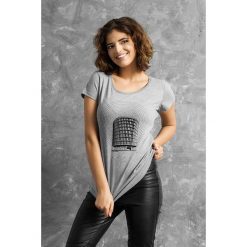 T-shirt damski OKRĄGLAK. T-shirty damskie TCITY, z nadrukiem, retro, bez kołnierzyka. Za 99,00 zł.