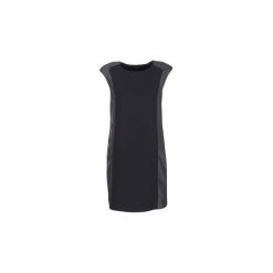 Sukienki krótkie Armani jeans LAMIC. Sukienki małe czarne marki Armani Jeans, z jeansu, z krótkim rękawem. Za 678,30 zł.
