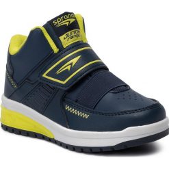 Sneakersy SPRANDI - CP23-5852 Navy. Niebieskie trampki chłopięce Sprandi, bez wzorów, ze skóry ekologicznej, na rzepy. Za 79,99 zł.