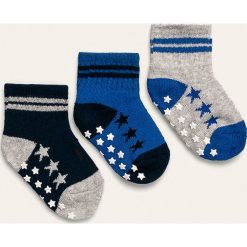 Blukids - Skarpetki dziecięce. Niebieskie skarpetki chłopięce Blukids, bez wzorów, z elastanu. Za 29,90 zł.