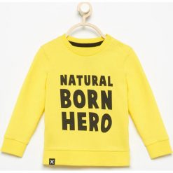 Bluza Natural born hero - Żółty. Żółte bluzy niemowlęce marki Reserved. Za 29,99 zł.