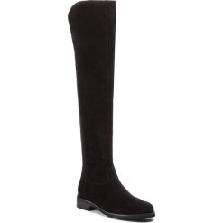 Muszkieterki SOLO FEMME - 39916-02-G70/H87-01-00 Czarny. Czarne kozaki damskie Solo Femme, ze skóry, przed kolano, na wysokim obcasie, bez zapięcia. W wyprzedaży za 359,00 zł.
