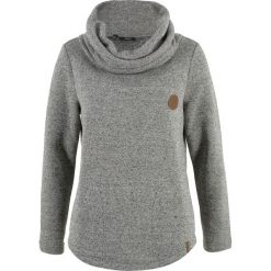 Bluzy rozpinane damskie: Bluza bonprix antracytowy melanż