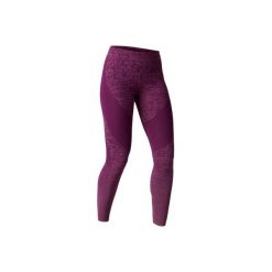 Legginsy slim Gym & Pilates FIT+ 500 damskie. Czerwone legginsy sportowe damskie DOMYOS, l, z bawełny. Za 54,99 zł.