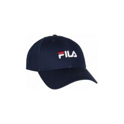 Czapki z daszkiem Fila 6 Panel Cap Strap Back. Niebieskie czapki damskie Fila, bez wzorów. Za 127,13 zł.