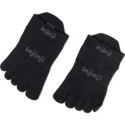 Skarpety Stopki Unisex INJINJI - 201110 Black. Czarne skarpetki damskie Injinji, bez wzorów, z poliesteru. Za 54,99 zł.