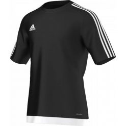 Koszulki sportowe męskie: Adidas Koszulka piłkarska męskie Estro 15 czarno-biała r. M (S16147)