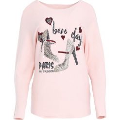 Różowy Sweter Perfect Day. Czerwone swetry klasyczne damskie Born2be, l, z dekoltem w łódkę. Za 59,99 zł.
