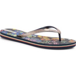 Japonki PEPE JEANS - Rake Raquel PLS70071 Gold 099. Żółte klapki damskie Pepe Jeans, z aplikacjami, z jeansu, bez obcasa. Za 89,00 zł.
