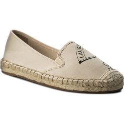 Espadryle LAUREN RALPH LAUREN - Dillan 802689093004 Ecru/Black. Brązowe espadryle damskie marki Lauren Ralph Lauren, bez wzorów, ze skóry ekologicznej, bez obcasa, na płaskiej podeszwie. W wyprzedaży za 259,00 zł.