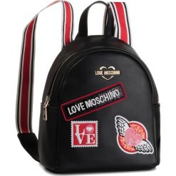 Plecak LOVE MOSCHINO - JC4097PP18LR0000 Nero. Czarne plecaki damskie Love Moschino, bez wzorów, ze skóry ekologicznej. Za 999,00 zł.