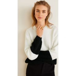 Mango - Sweter Miri. Swetry damskie Mango, s, bez wzorów, z poliesteru, z krótkim rękawem, krótkie, bez kaptura. W wyprzedaży za 69,90 zł.