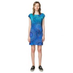 Sukienki: Desigual Sukienka Damska Corbin Xs Niebieski