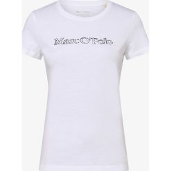 Marc O'Polo - T-shirt damski, biały. Białe t-shirty damskie xs, z napisami, z bawełny, vintage, polo. Za 109,95 zł.