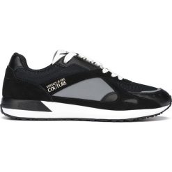 Versace Jeans Couture Tenisówki Czarny. Czarne trampki męskie Versace Jeans Couture, bez wzorów, z jeansu, bez zapięcia. Za 686,95 zł.