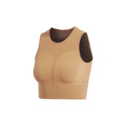 Biustonosze adidas Koszulka na ramiączkach Warp Knit Crop. Pomarańczowe biustonosze marki Adidas, s, bez wzorów, bez kołnierzyka, bez rękawów. Za 279,00 zł.