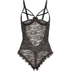 Body i gorsety: Body ze stringami "ouvert" bonprix czarny