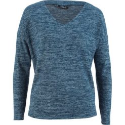 Sweter z polaru z dekoltem w serek bonprix ciemnoniebieski melanż. Szare swetry klasyczne damskie marki Reserved, l, z dekoltem w serek. Za 74,99 zł.