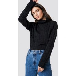 Rut&Circle Sweter z golfem - Black. Czarne golfy damskie Rut&Circle, z dzianiny. Za 121,95 zł.